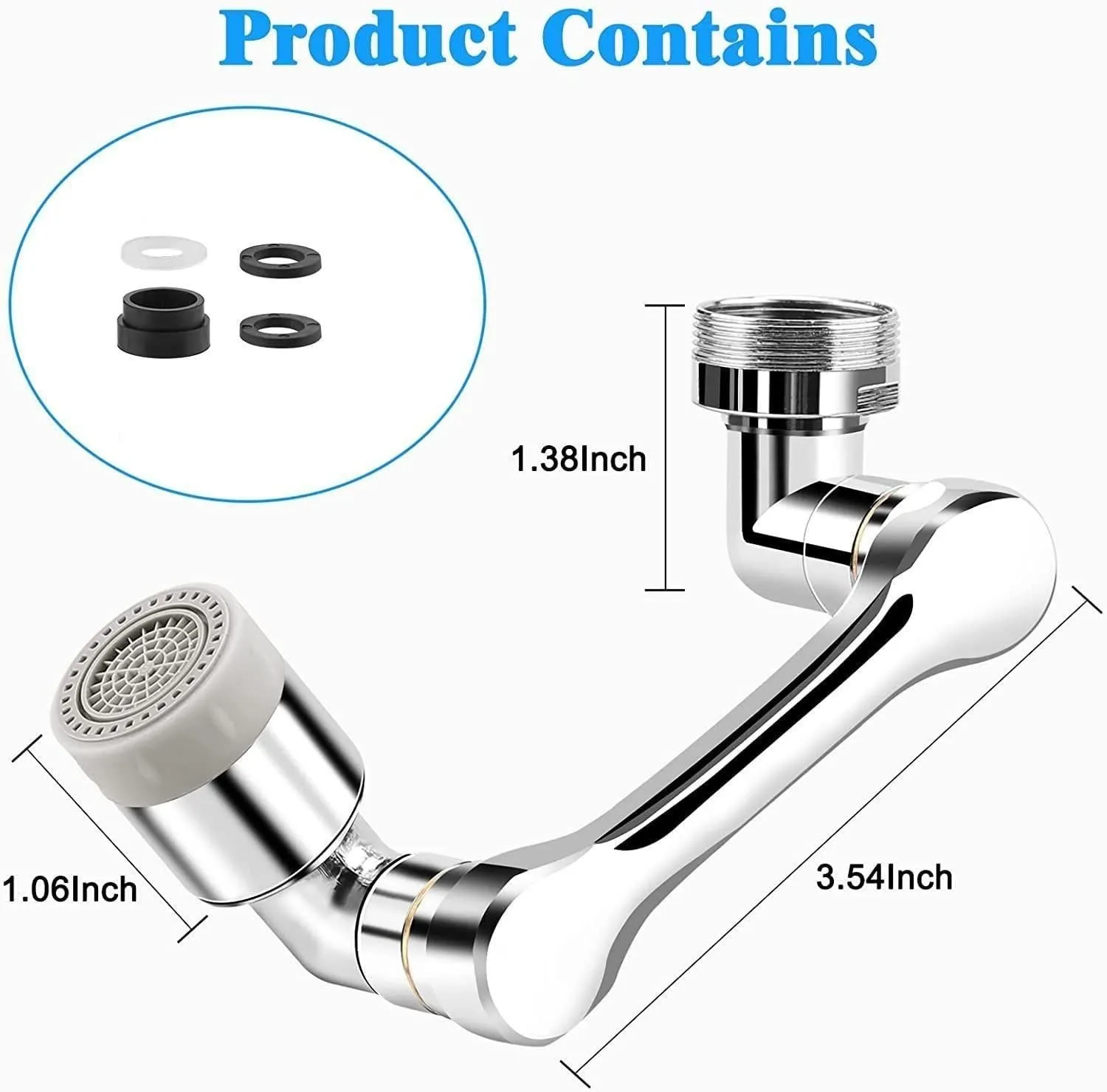 1080 DEG ROTATION FAUCET HEAD