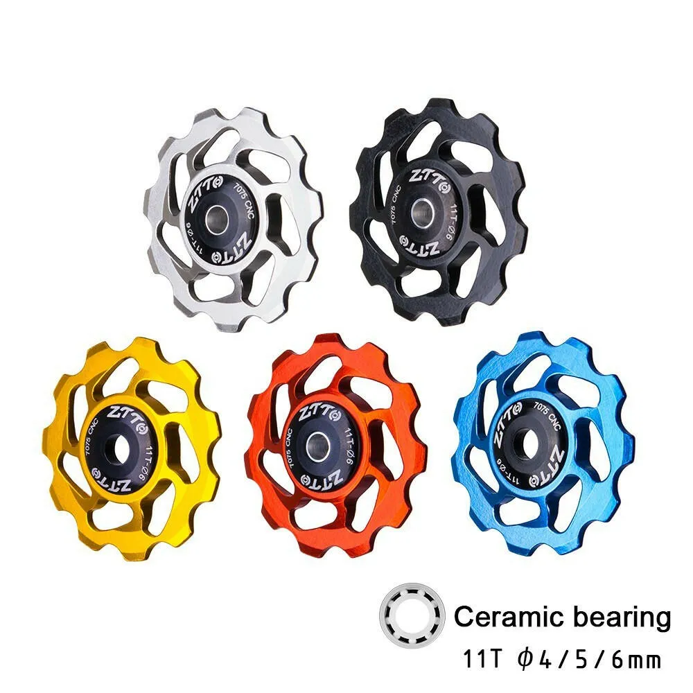 11T MTB Bicycle Rear Derailleur Jockey Wheel Ceramic Bearing Pulley