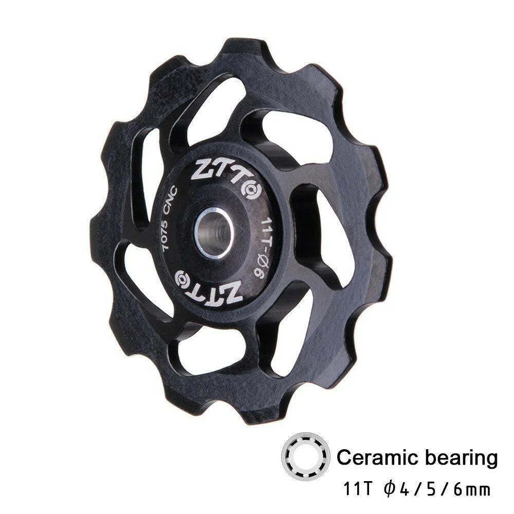 11T MTB Bicycle Rear Derailleur Jockey Wheel Ceramic Bearing Pulley