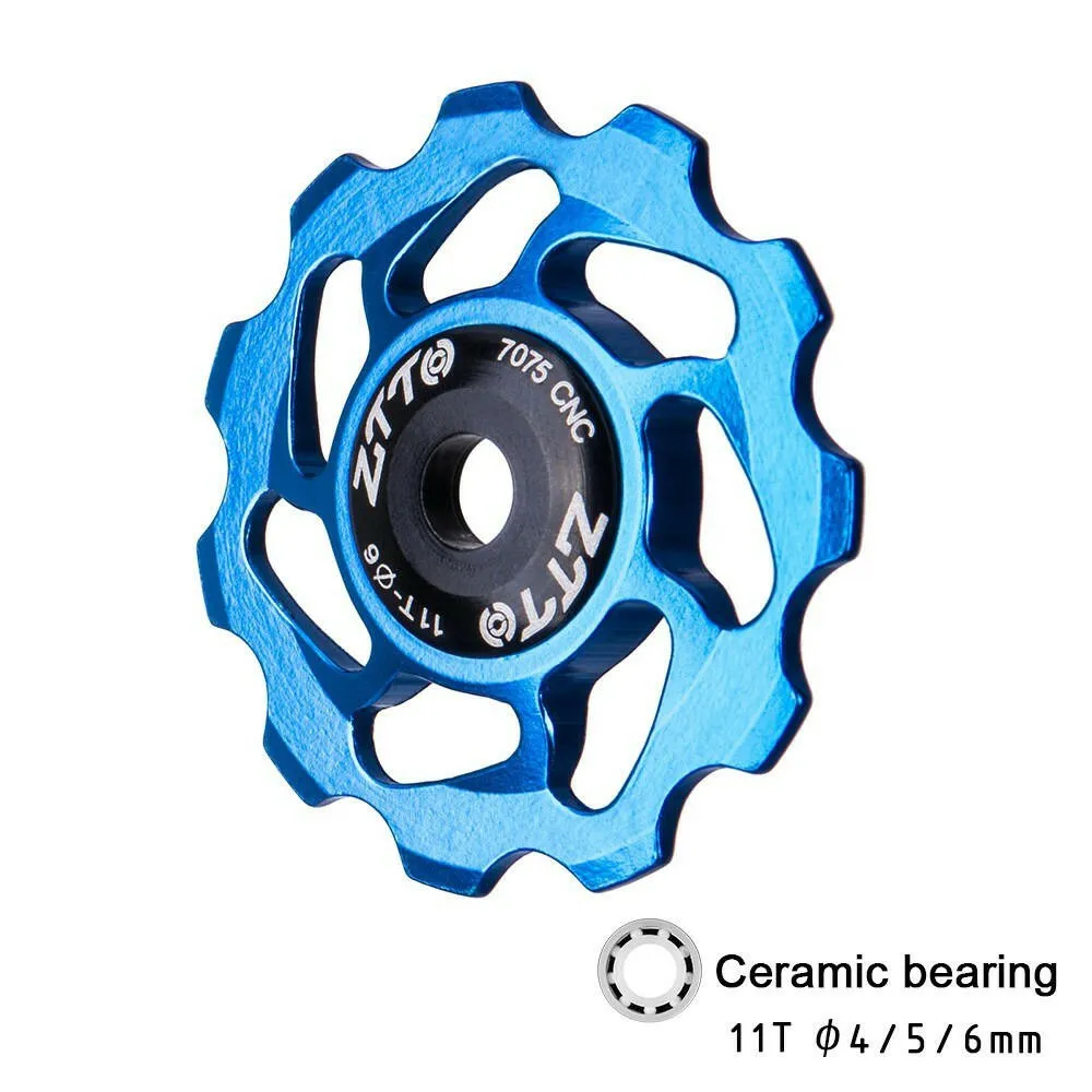 11T MTB Bicycle Rear Derailleur Jockey Wheel Ceramic Bearing Pulley