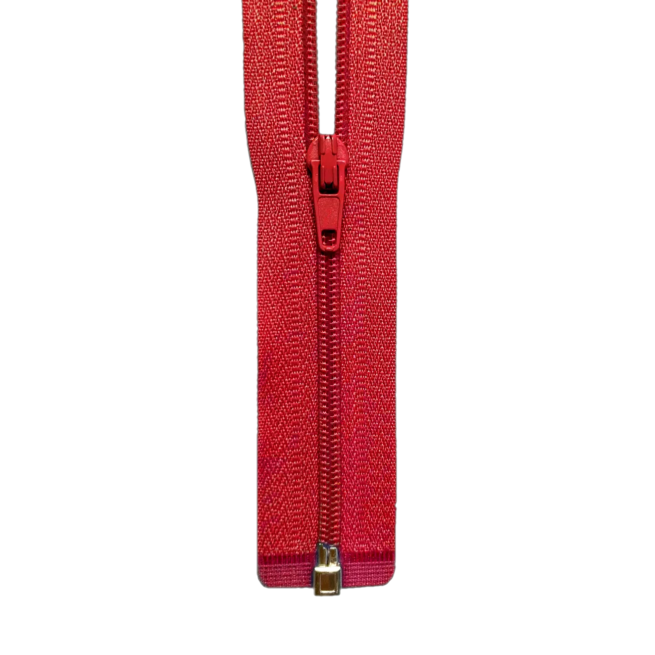 24" #3 Coil One-Way Separating Zipper - Red