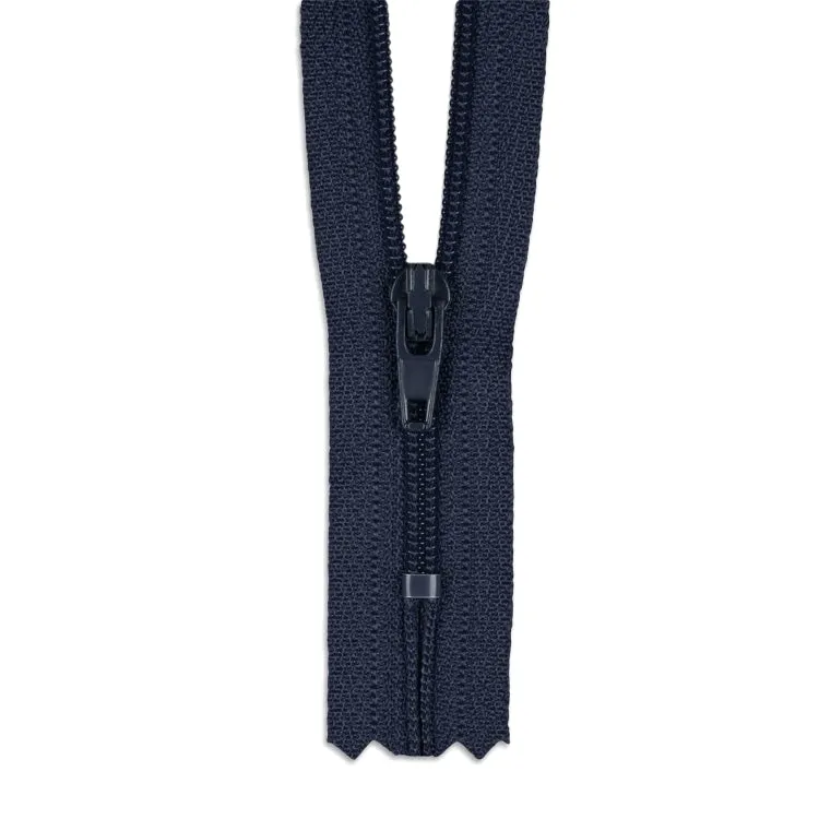 #3 Nylon Coil Closed-End Zippers - Navy