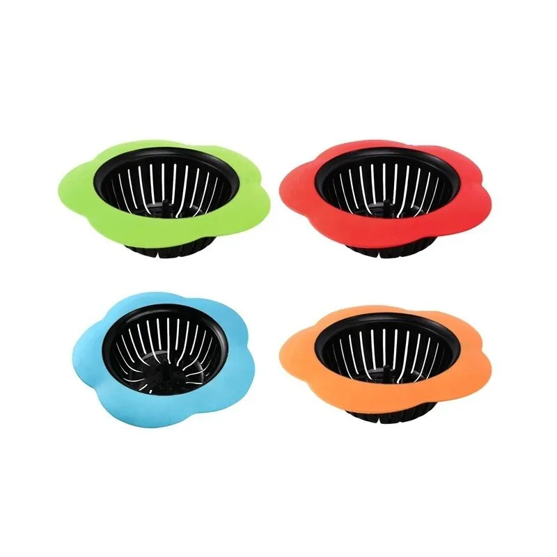 4pcs Kitchen Sink Strainer with Large Wide Rim