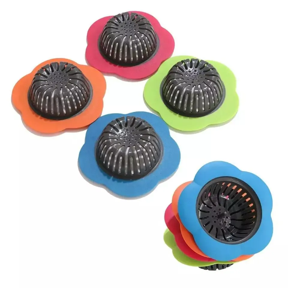 4pcs Kitchen Sink Strainer with Large Wide Rim