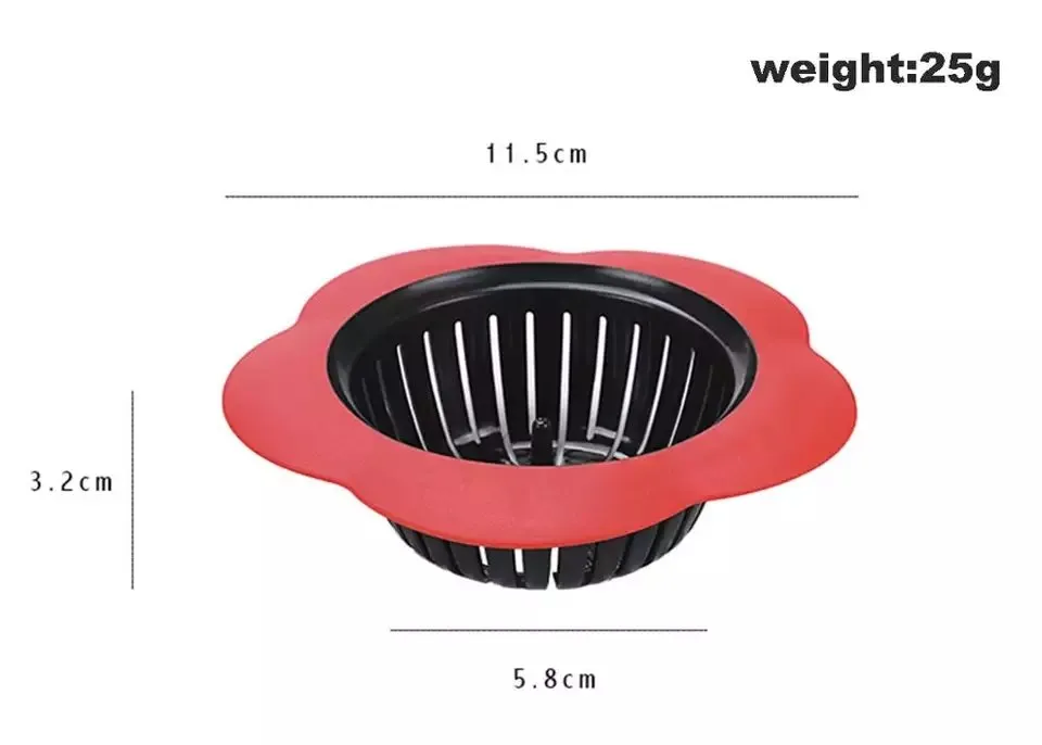 4pcs Kitchen Sink Strainer with Large Wide Rim