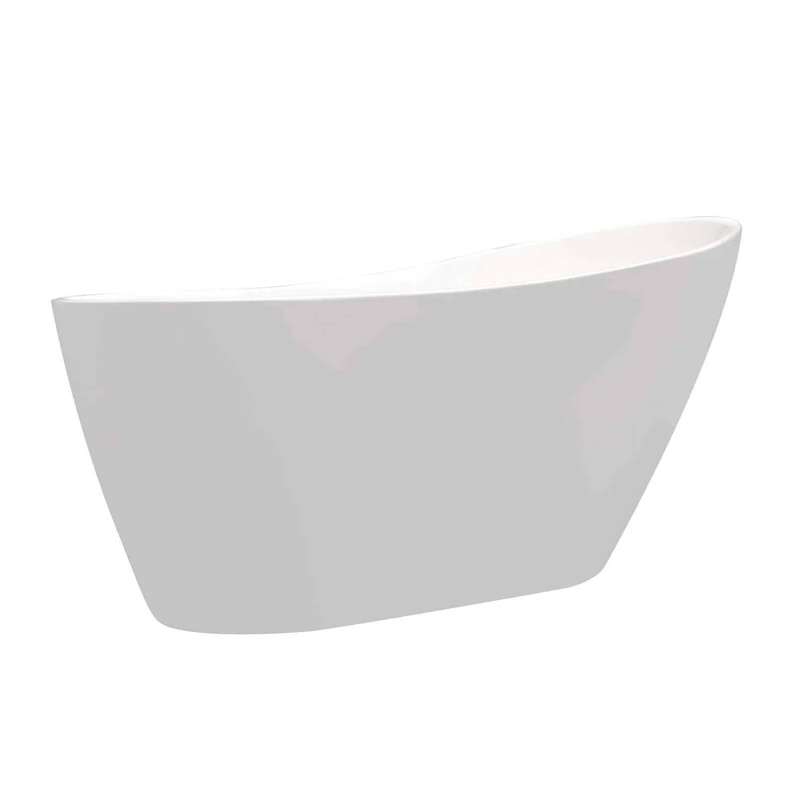 54" Acrylic Slipper Freestanding Bathtub