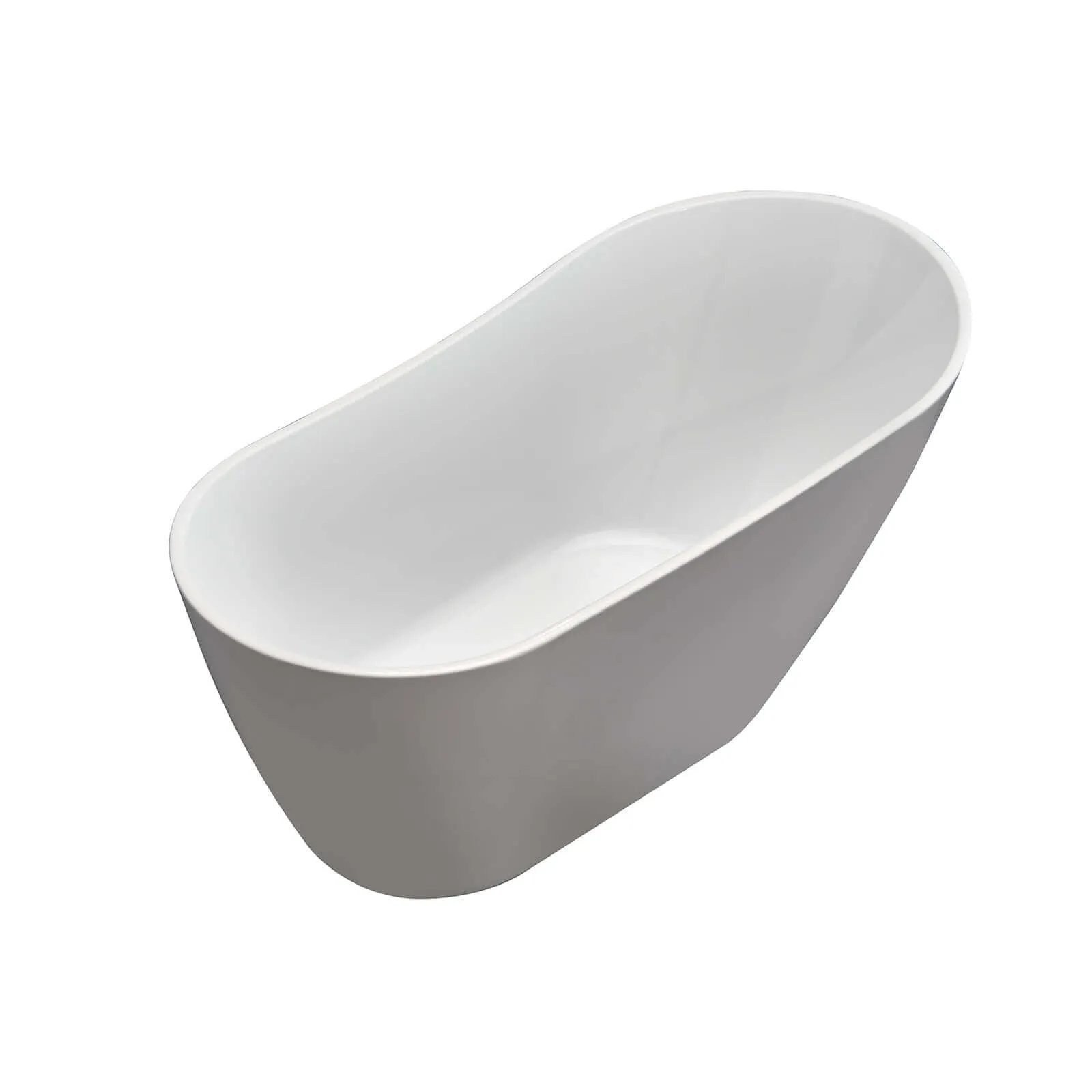 54" Acrylic Slipper Freestanding Bathtub