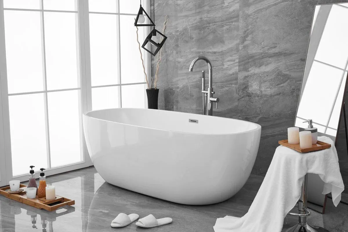 Allegra 70" Soaking Roll Top Bathtub