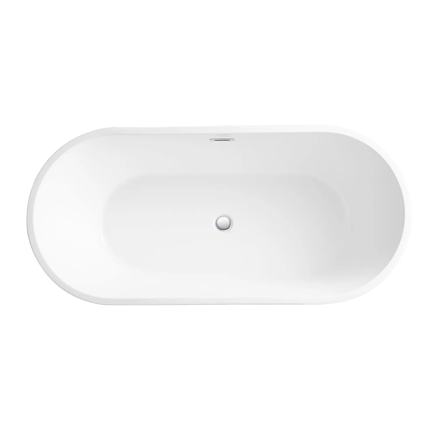 ALLY 67" X 32" Freestanding Acrylic Bathtub