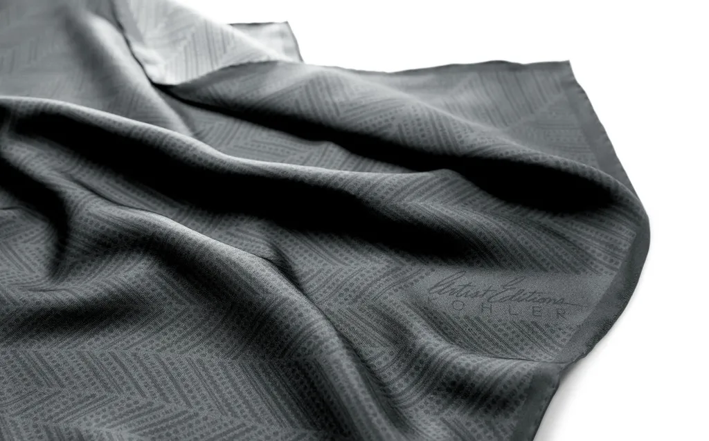 ARTIST EDITIONS® SARTORIAL™ HERRINGBONE SILK SCARF