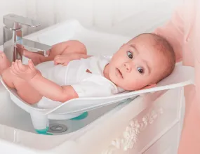 Baby wash tub in the sink