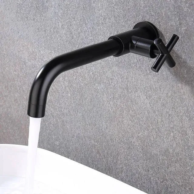 Basin Faucet Wall Mount Pool Tap Washbasin Taps Bathroom Sink Faucet