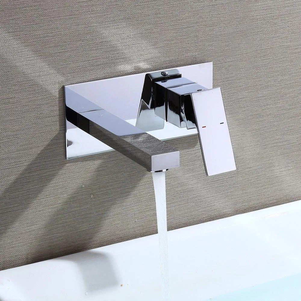 Beautiful and modern wall mounting washbasin faucet high end bathroom faucet Homelody