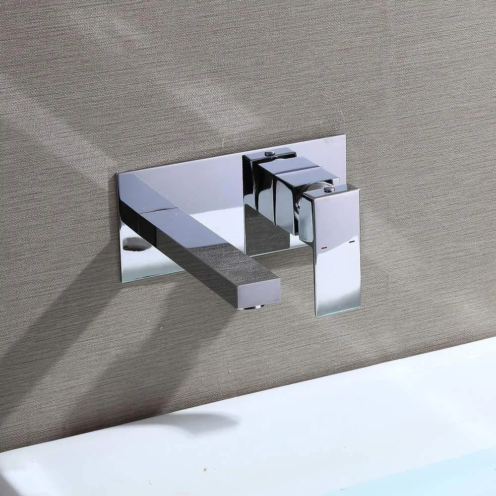 Beautiful and modern wall mounting washbasin faucet high end bathroom faucet Homelody