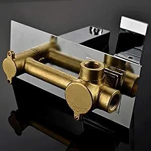 Beautiful and modern wall mounting washbasin faucet high end bathroom faucet Homelody