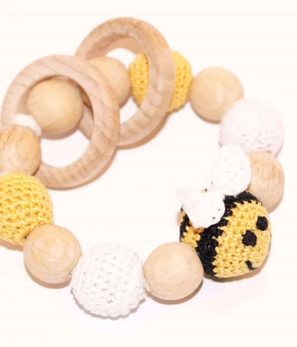 Bee Teething Bracelet