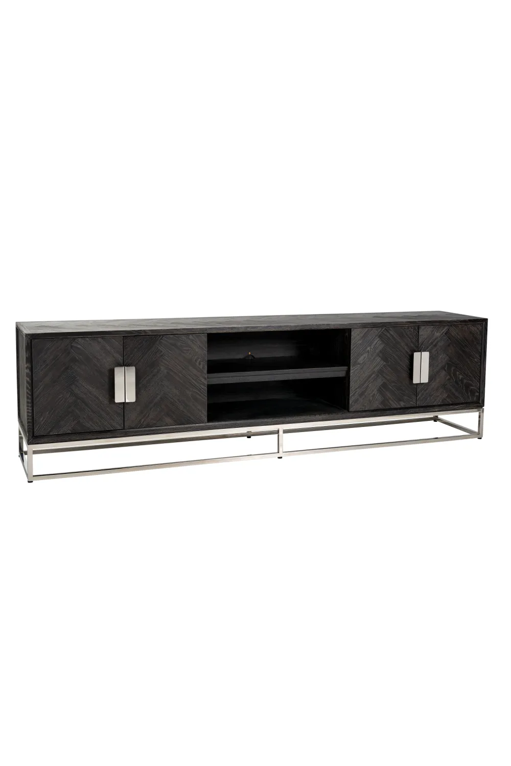 Black Oak 4 Door TV Sideboard | OROA Blackbone