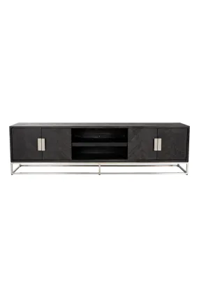 Black Oak 4 Door TV Sideboard | OROA Blackbone