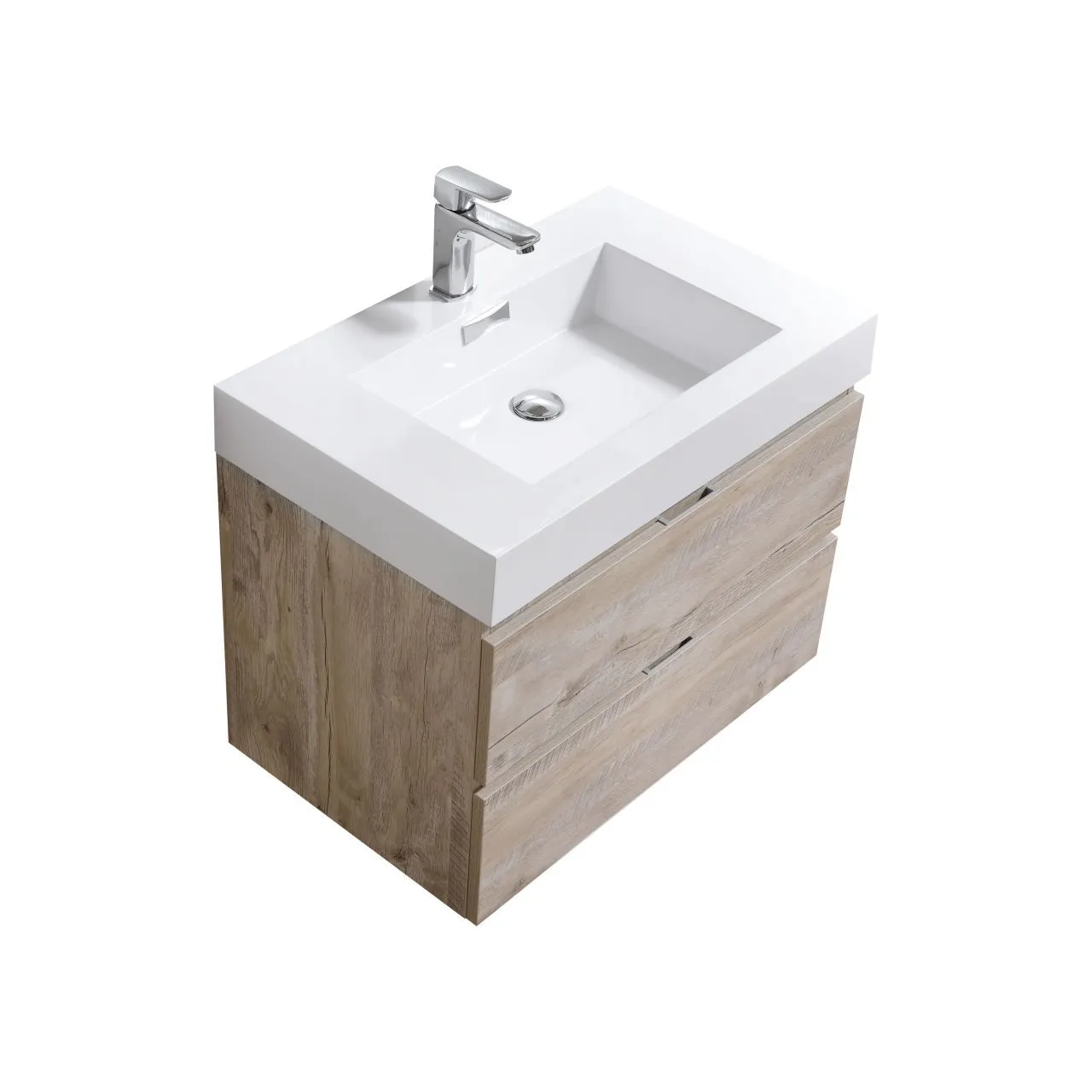 Bliss 30" Wall Mount Modern Bathroom Vanity