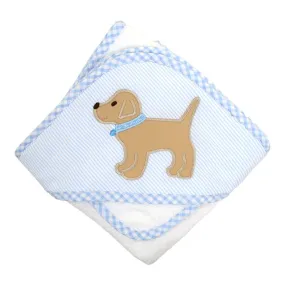 Blue Lab Puppy Hooded Towel & Washcloth