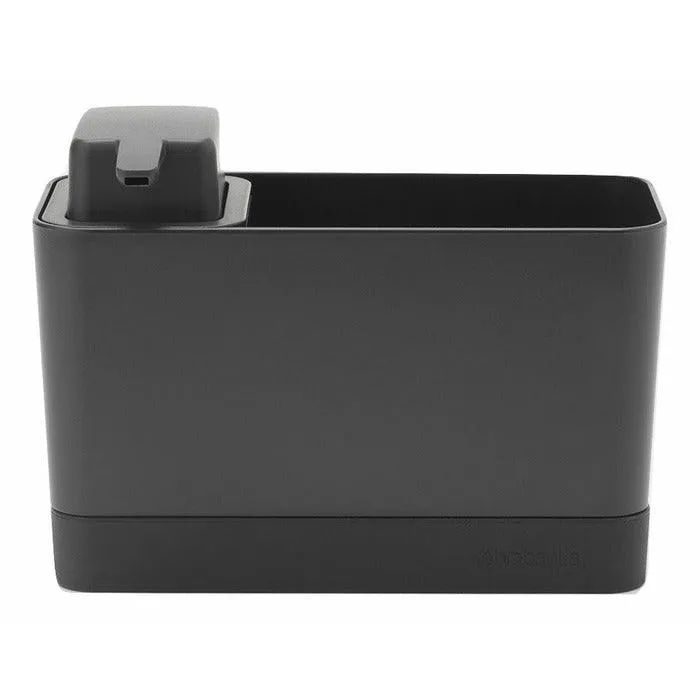 Brabantia SinkSide Sink Organiser with Soap Dispenser Set - Dark Grey | 302602