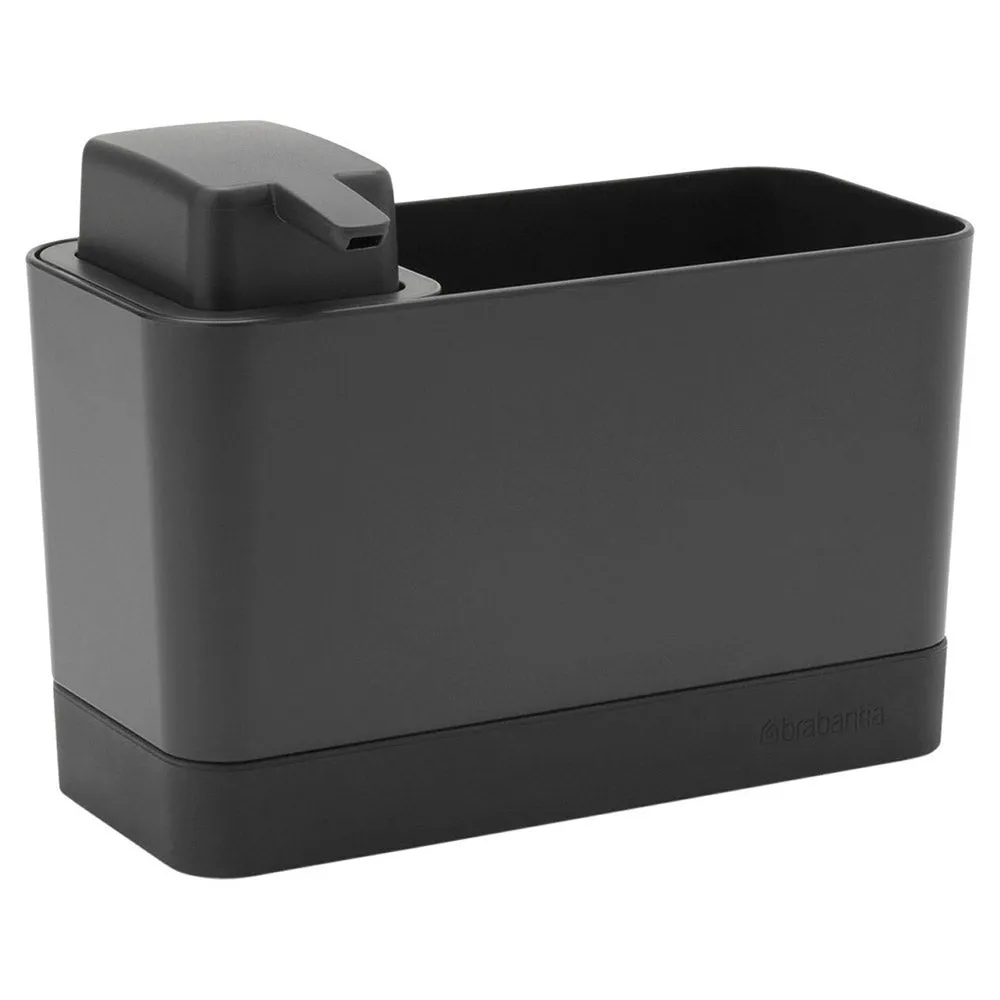 Brabantia SinkSide Sink Organiser with Soap Dispenser Set - Dark Grey | 302602