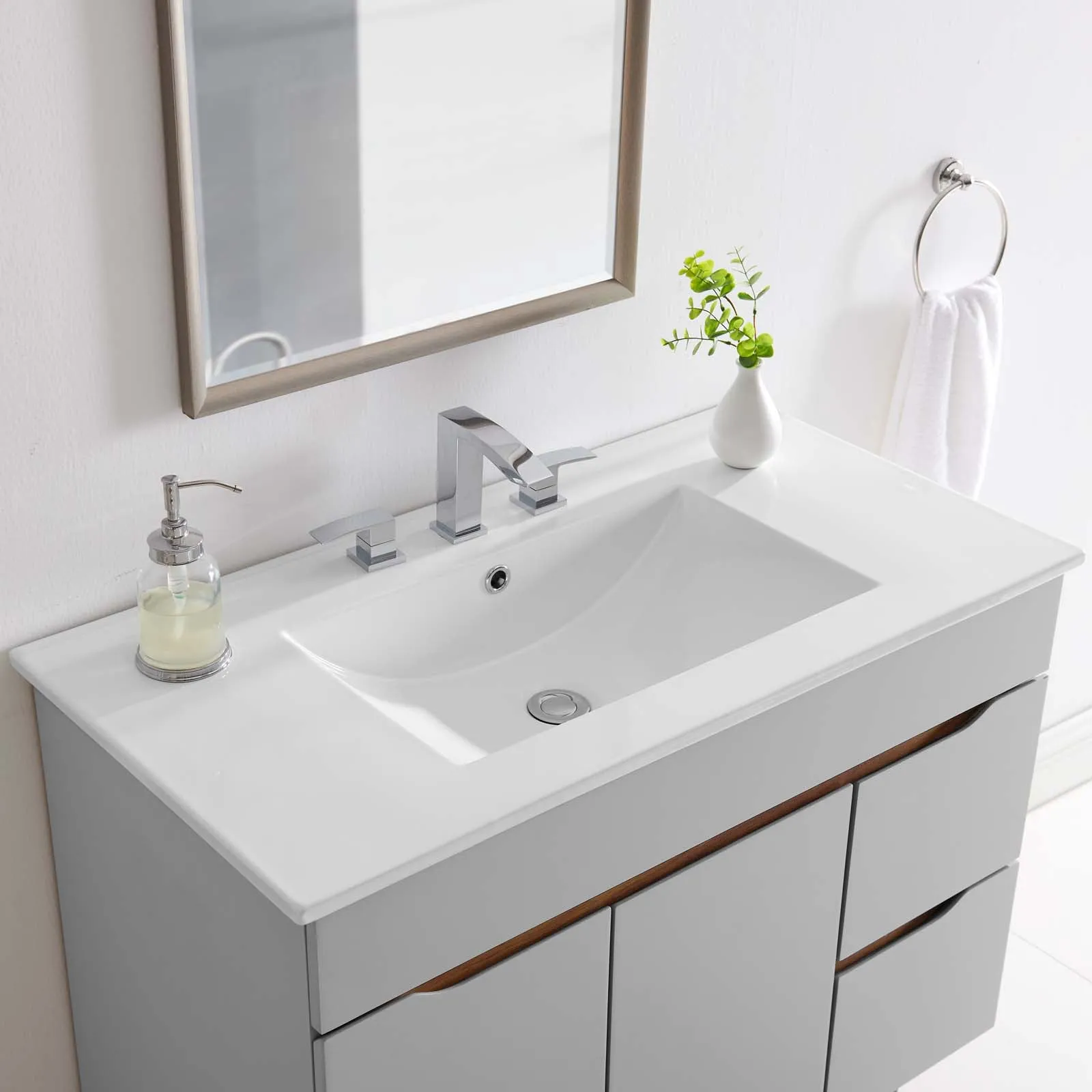 Cayman 36" Bathroom Sink by Modway