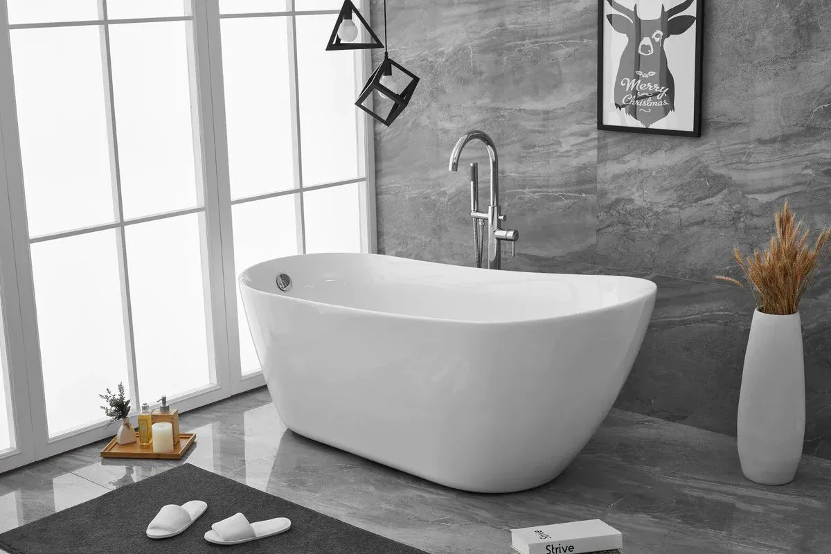 Chantal 67" Soaking Single Slipper Bathtub