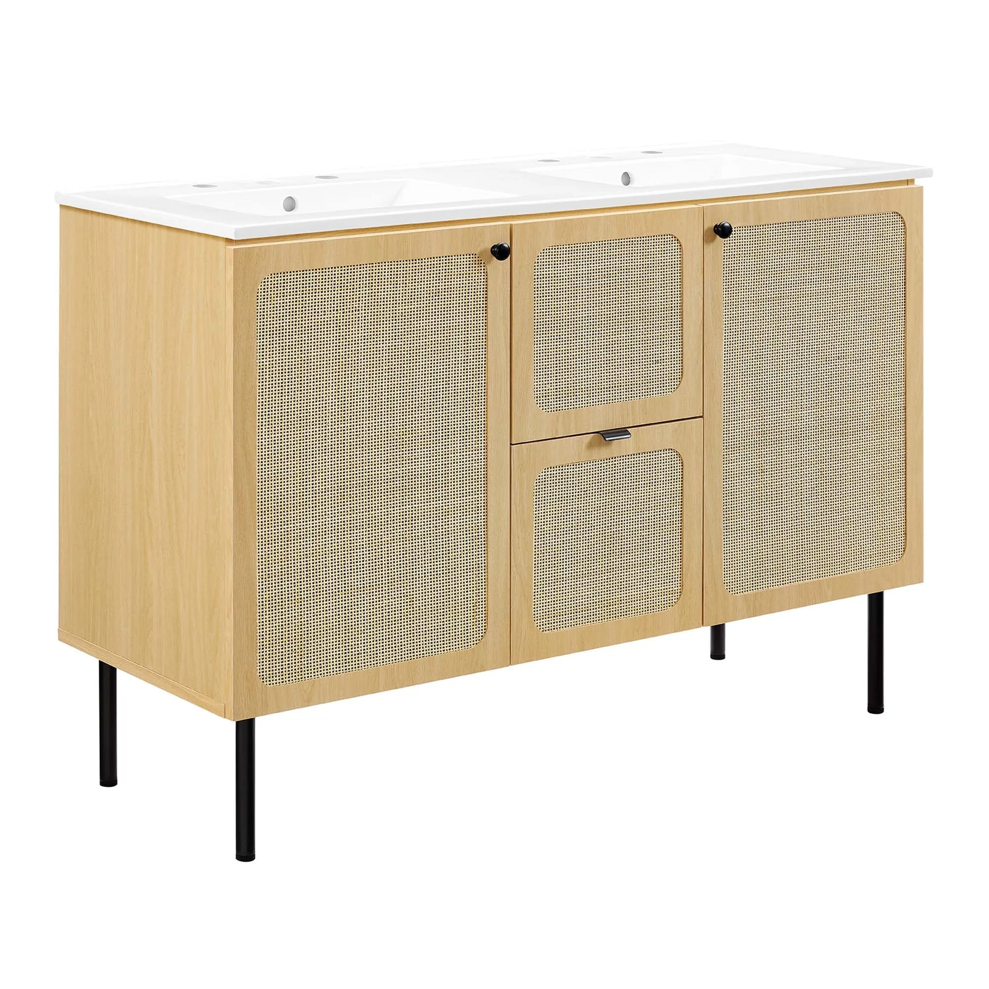 Chaucer 48" Double Sink Bathroom Vanity by Modway