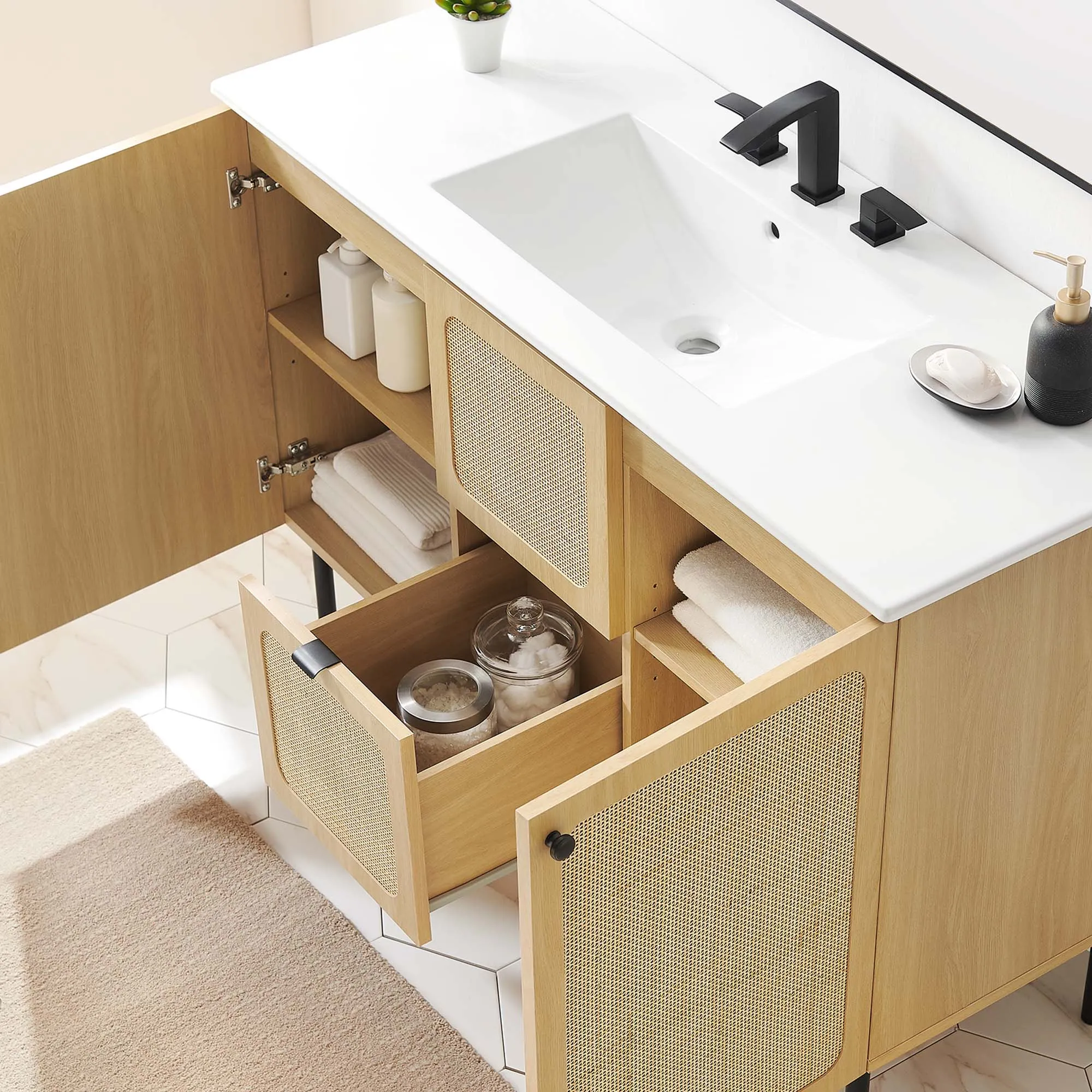 Chaucer 48" Single Sink Bathroom Vanity by Modway