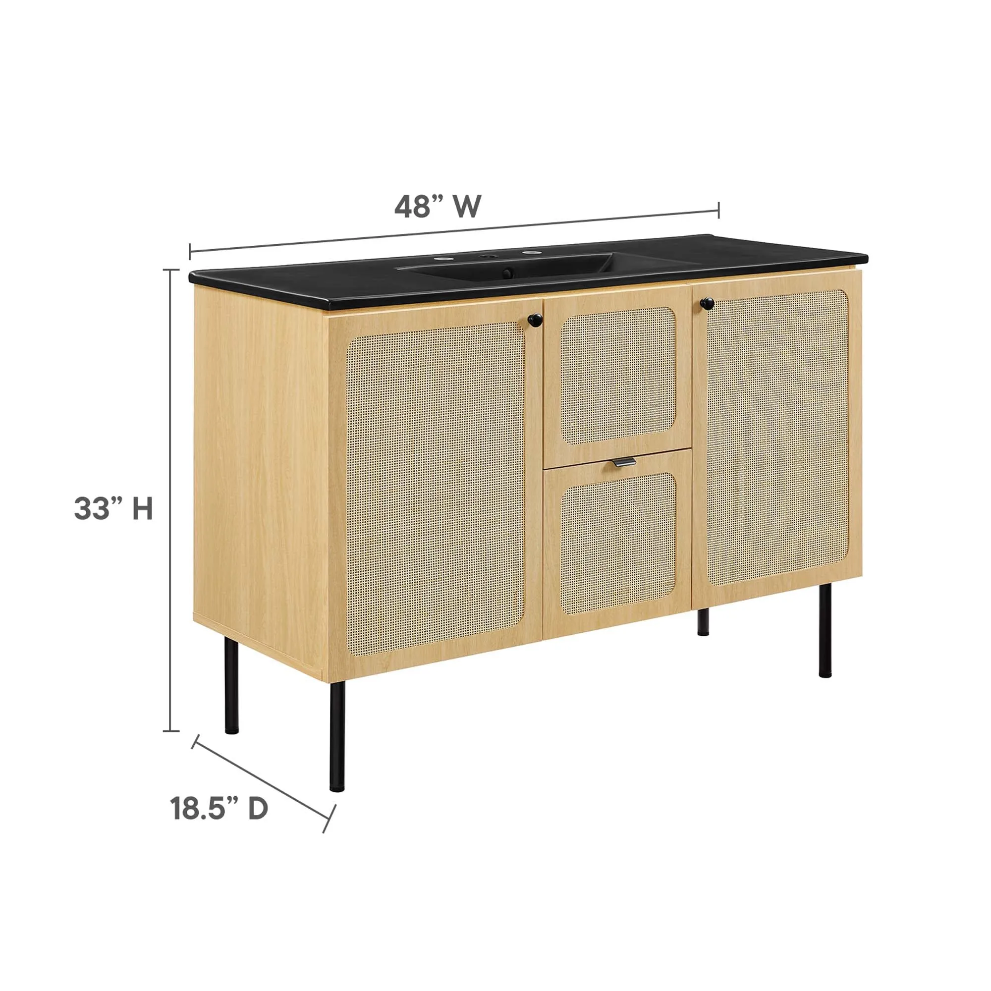 Chaucer 48" Single Sink Bathroom Vanity by Modway