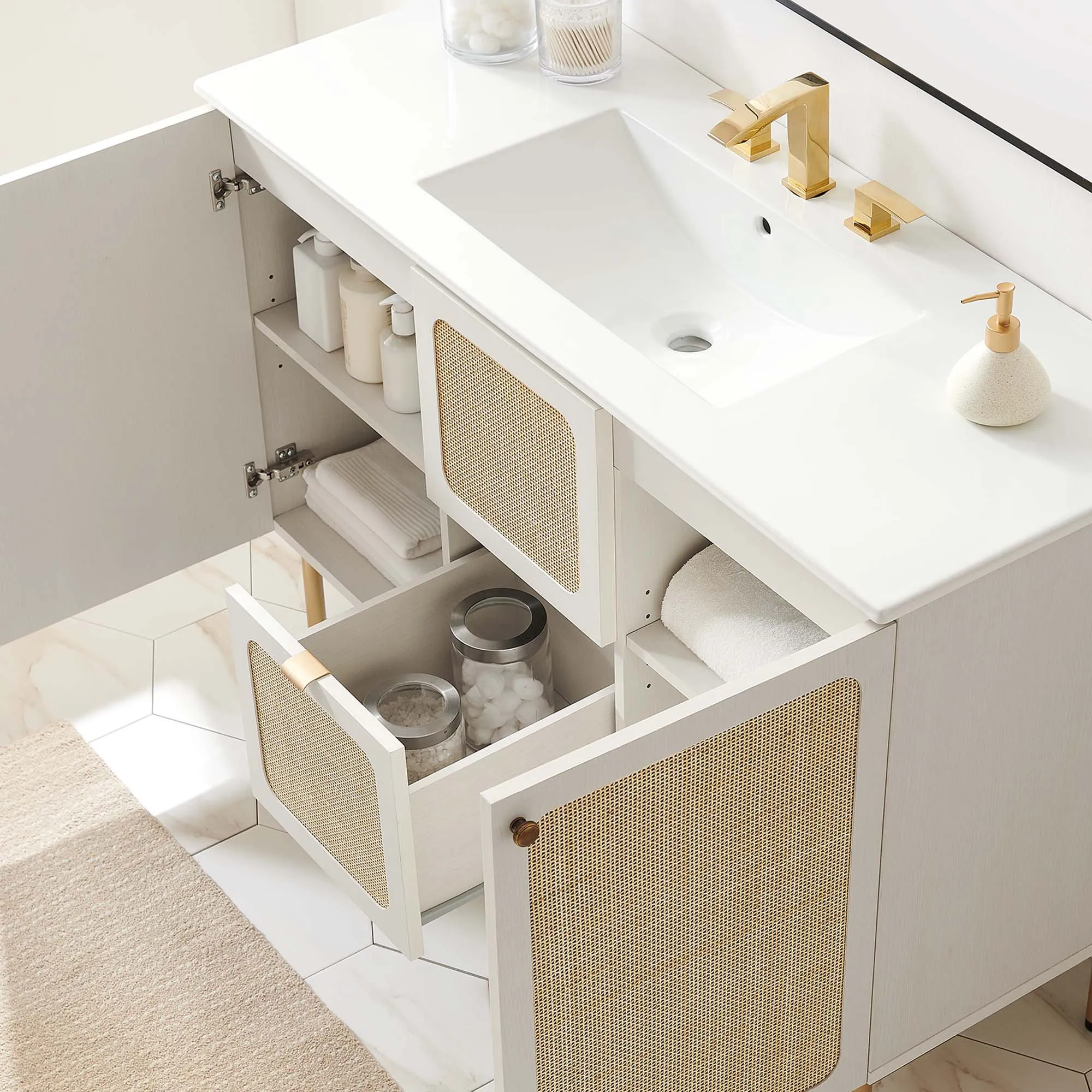 Chaucer 48" Single Sink Bathroom Vanity by Modway