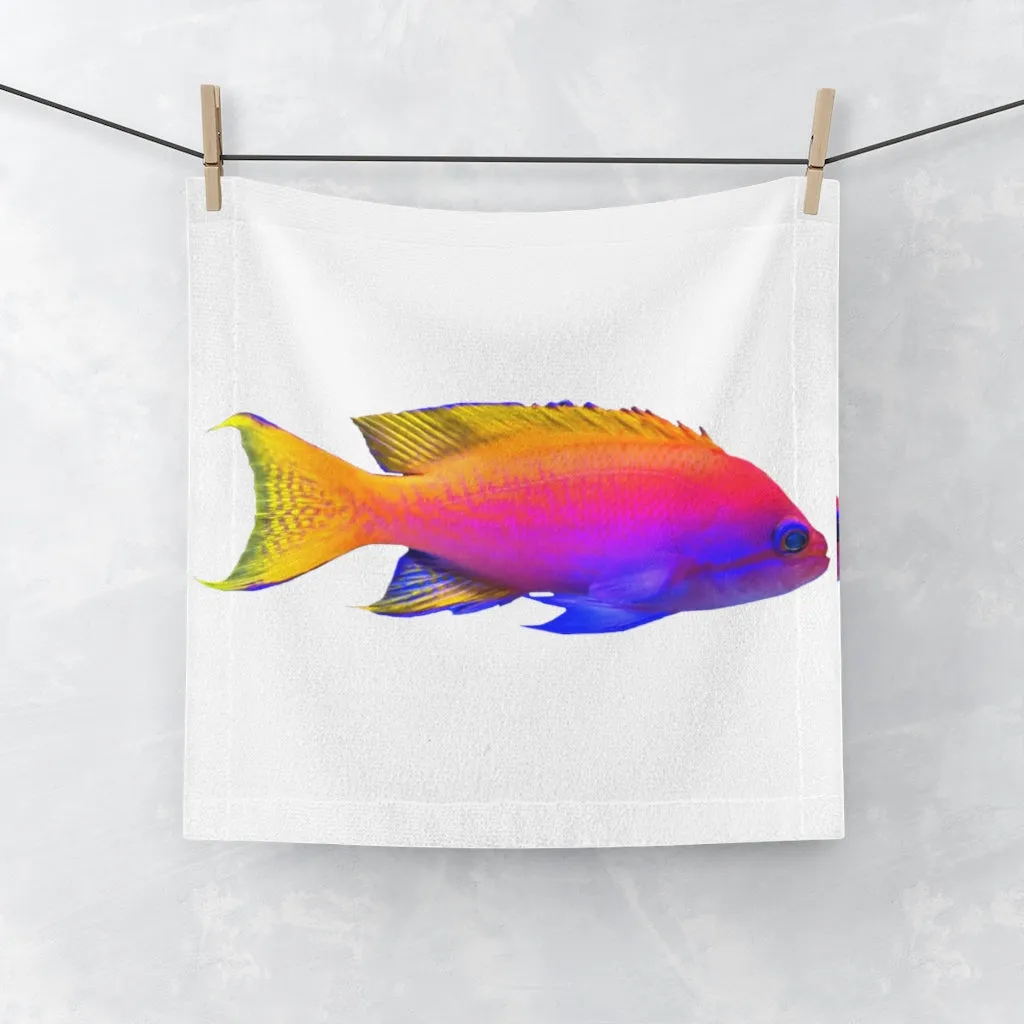 Colorful Fish Face Towel