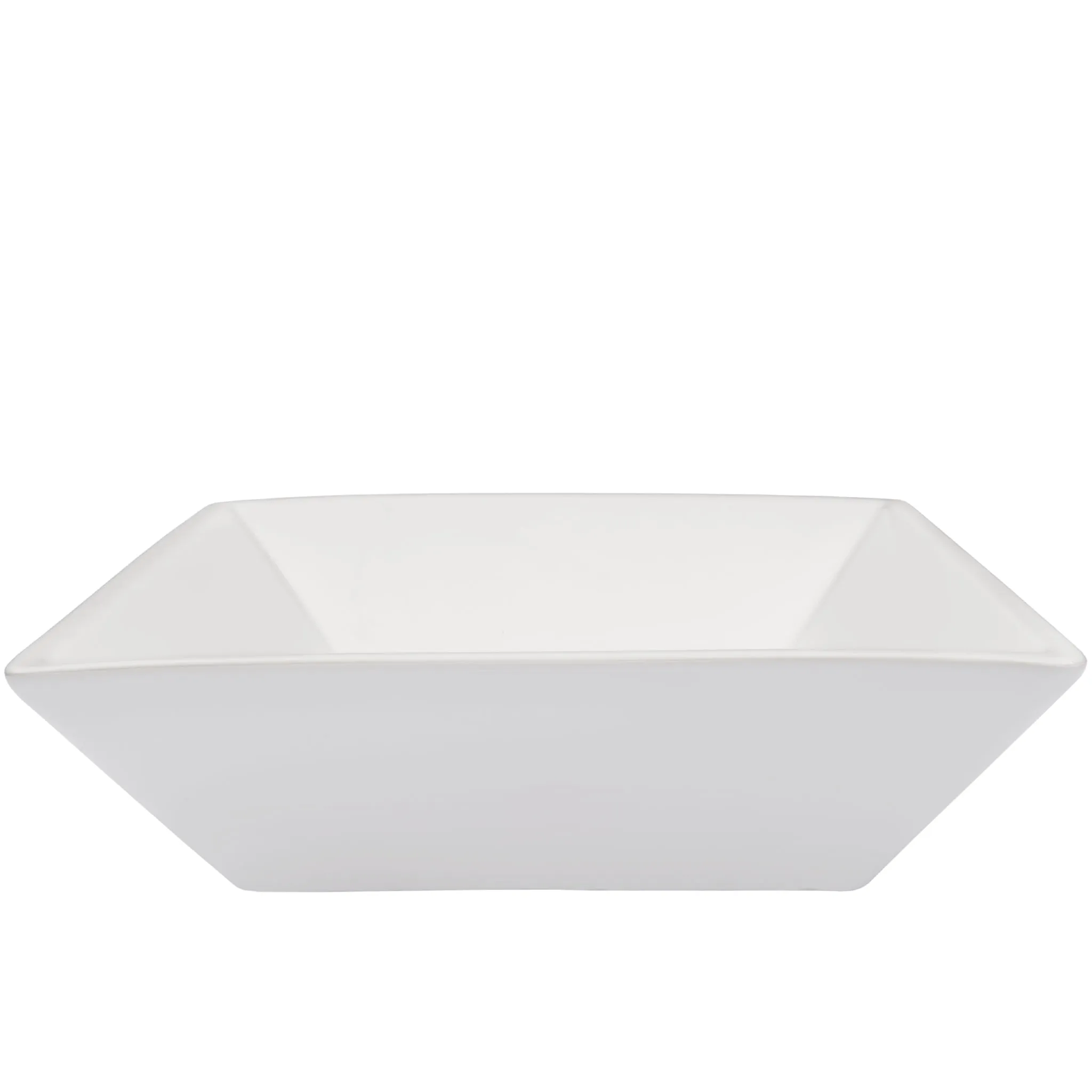 Contemporary Square White Porcelain Vessel Bathroom Sink TP-V10W