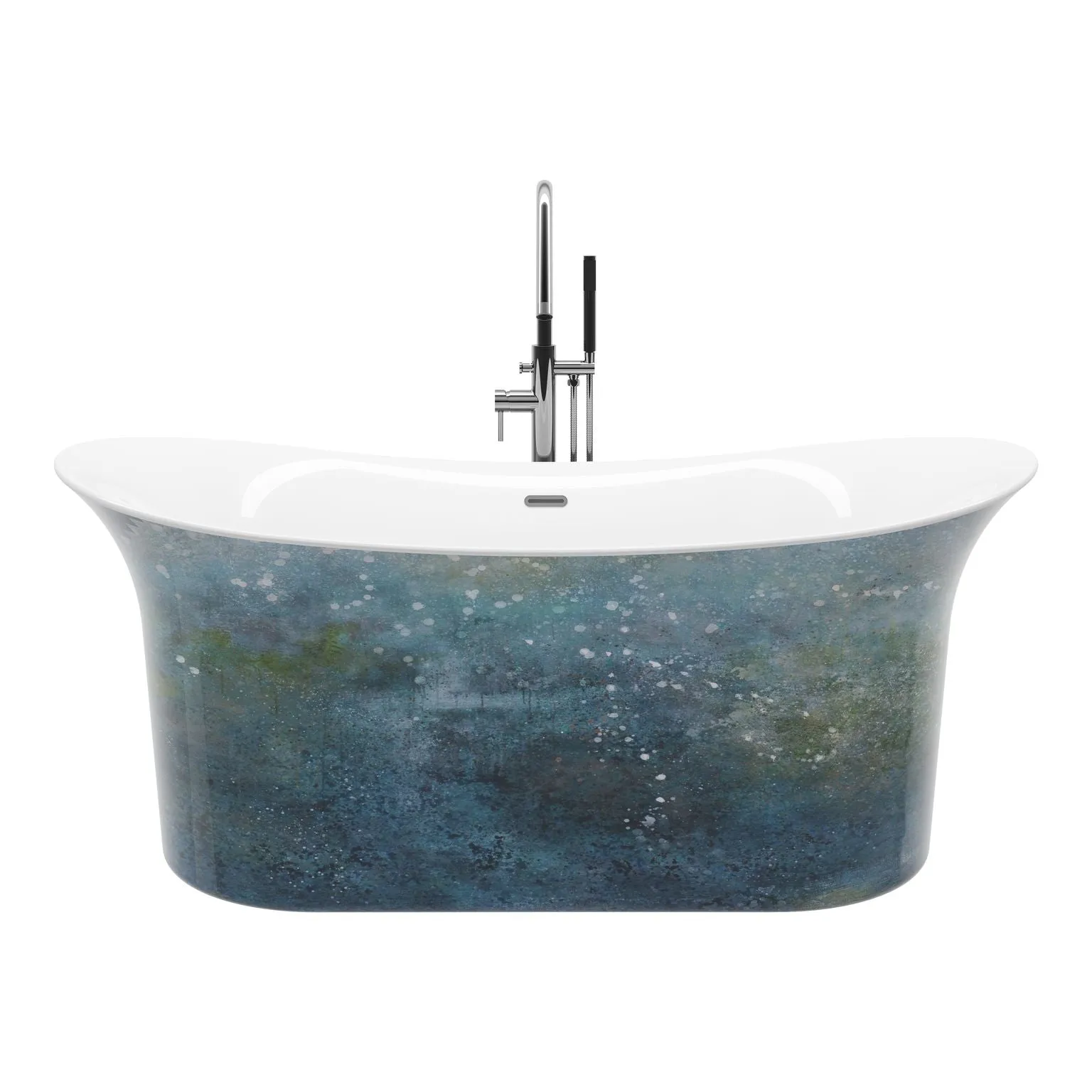 Cyclone Painted Freestanding Bathtub