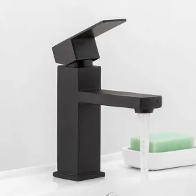 Desire - Black Stainless Steel Square Bathroom Faucet