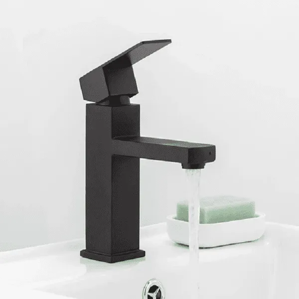 Desire - Black Stainless Steel Square Bathroom Faucet