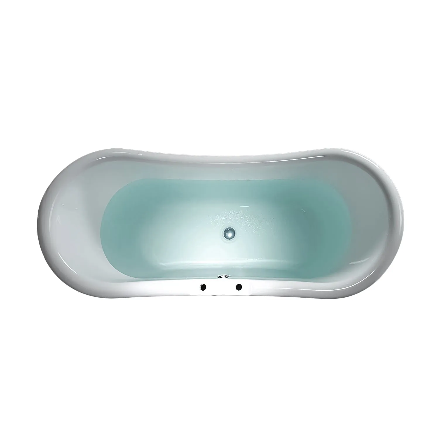 Dreamwerks 5.75 ft. Pedestal Bathtub in White