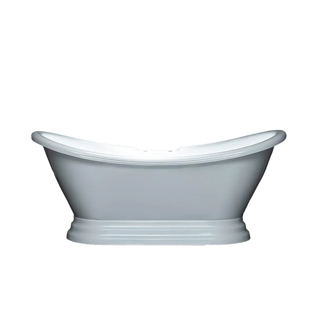 Dreamwerks 5.75 ft. Pedestal Bathtub in White