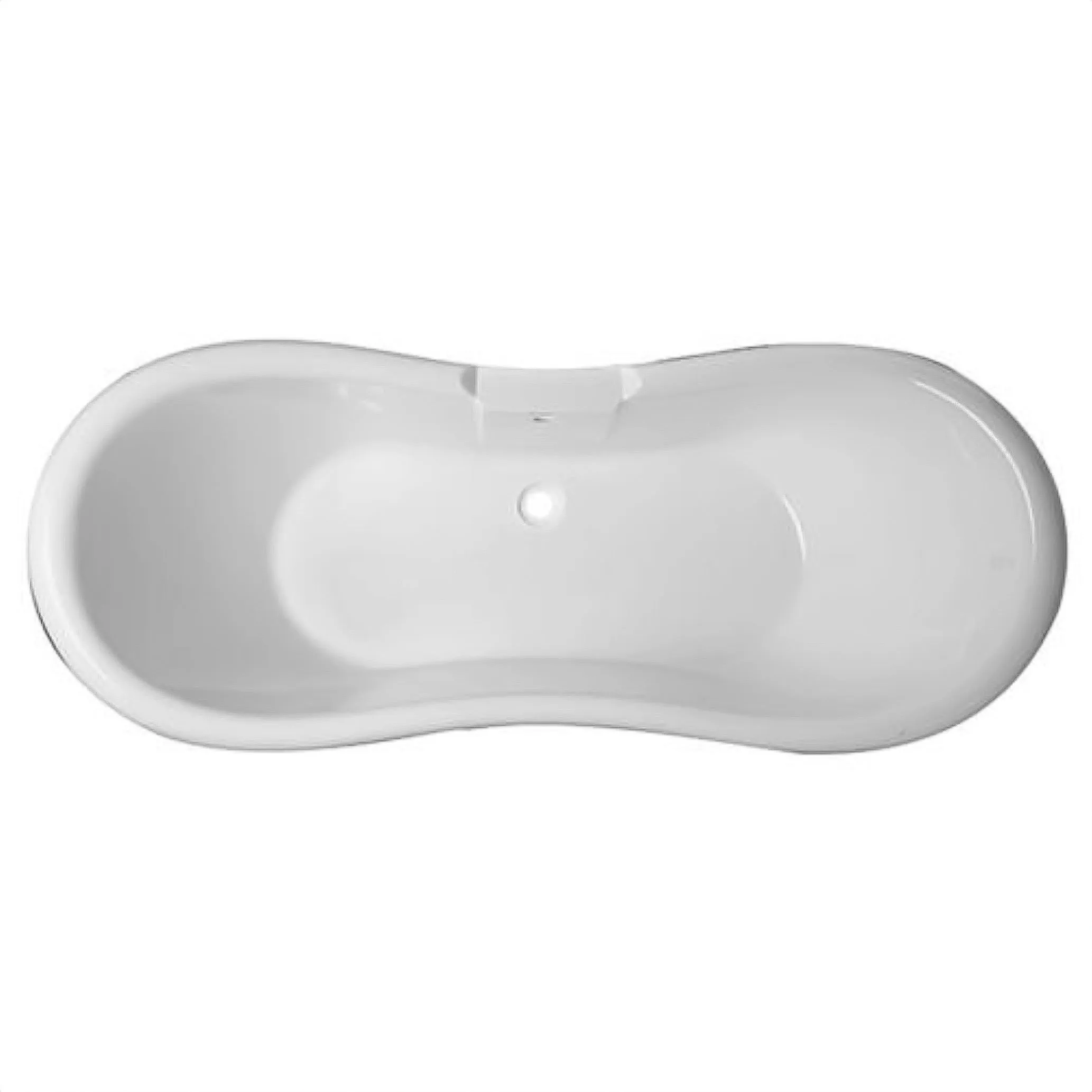 Dreamwerks 5.75 ft. Pedestal Bathtub in White