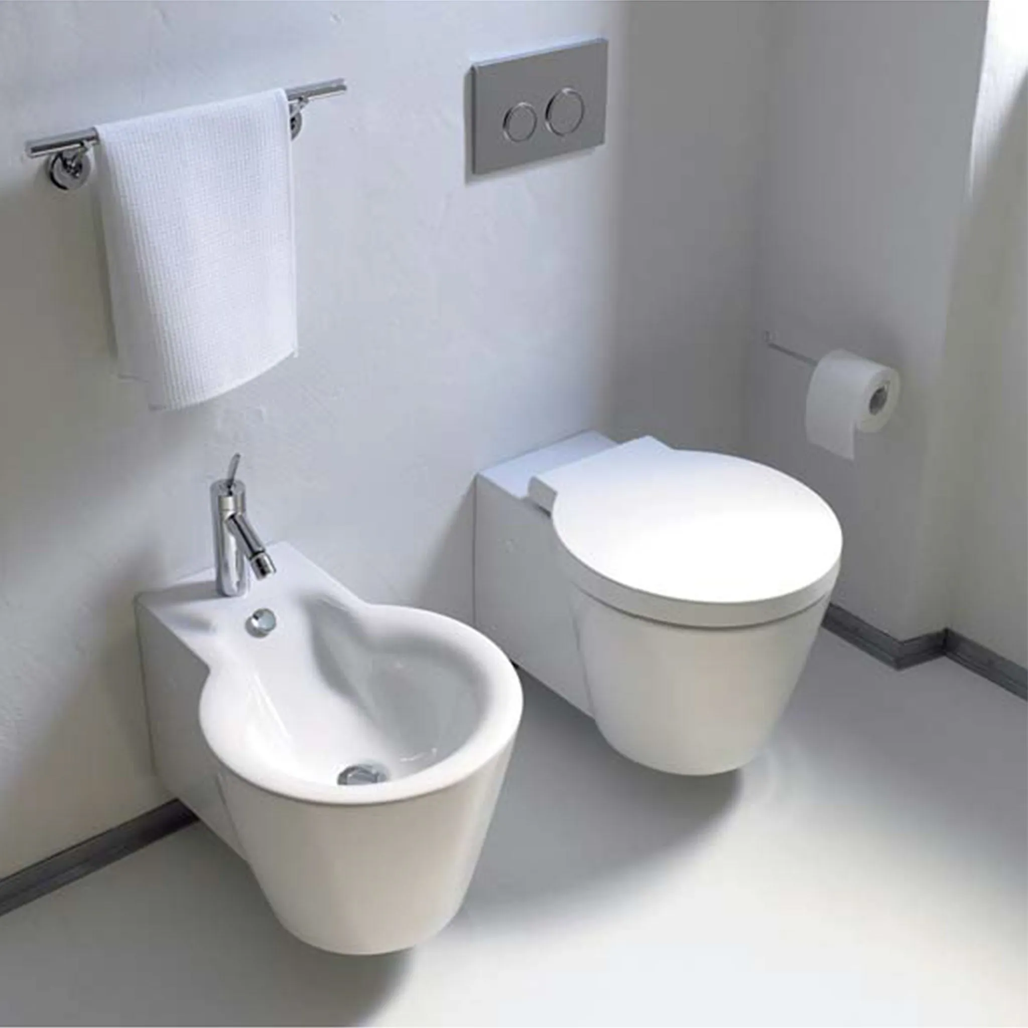 Duravit Starck 1 Wall-Mounted Toilet