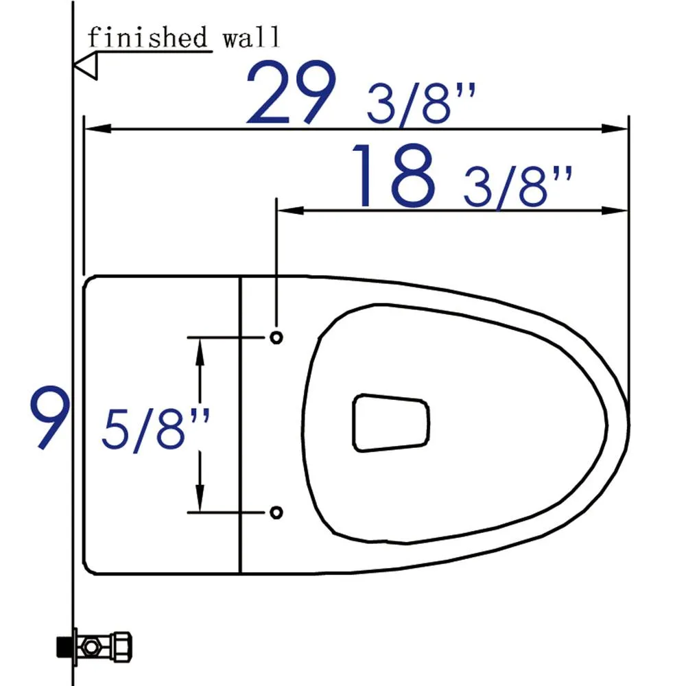 EAGO R-340SEAT Replacement Soft Closing Toilet Seat for TB340