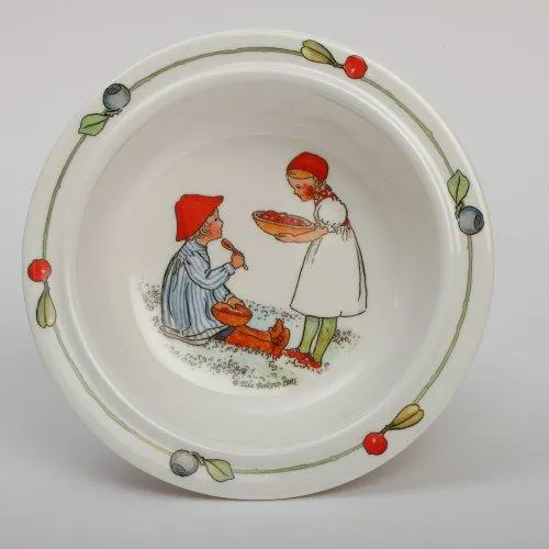 Elsa Beskow"Peter in Blueberry Land" Children's Bowl with Suction Cup