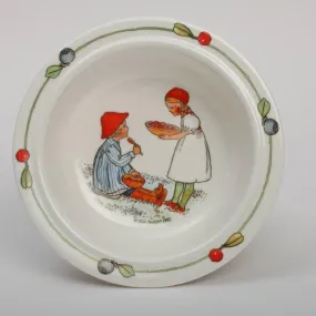 Elsa Beskow"Peter in Blueberry Land" Children's Bowl with Suction Cup