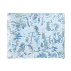 Fabric Tray Large Arles Blue