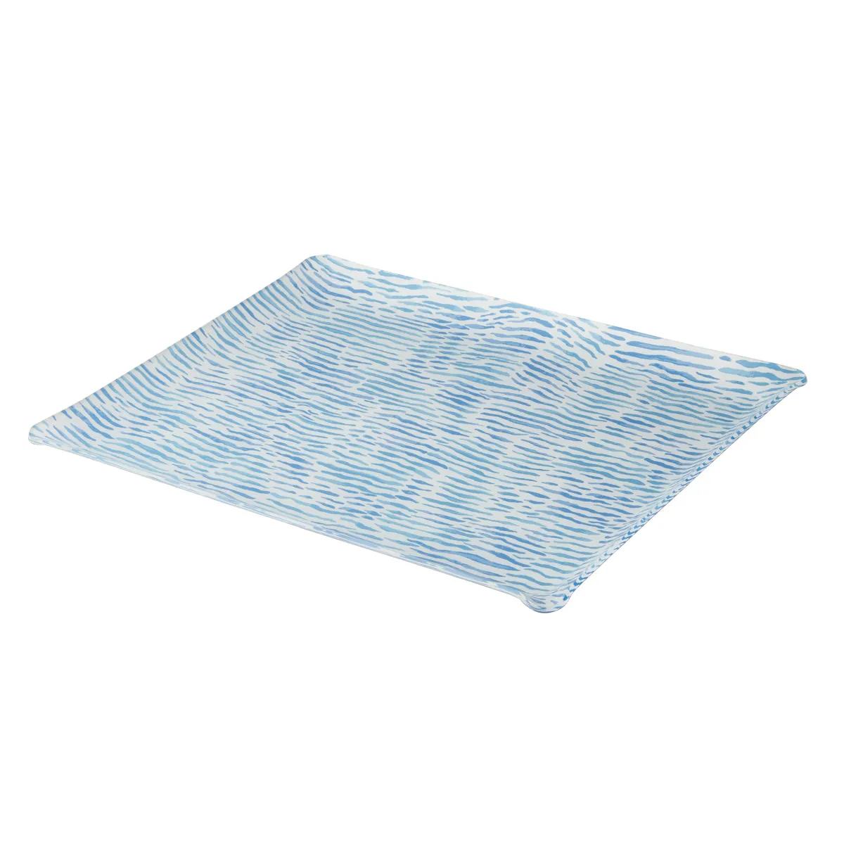 Fabric Tray Large Arles Blue