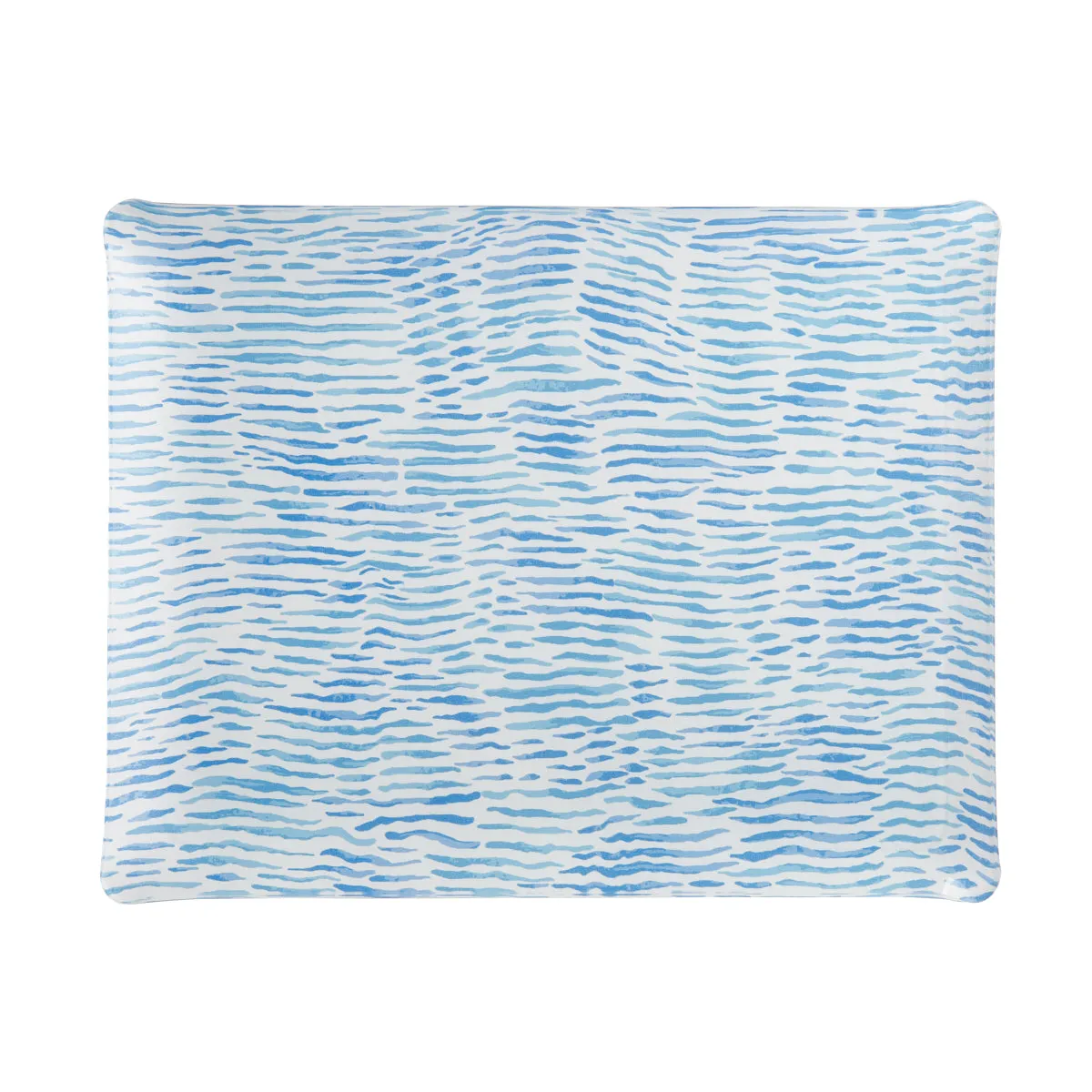 Fabric Tray Large Arles Blue