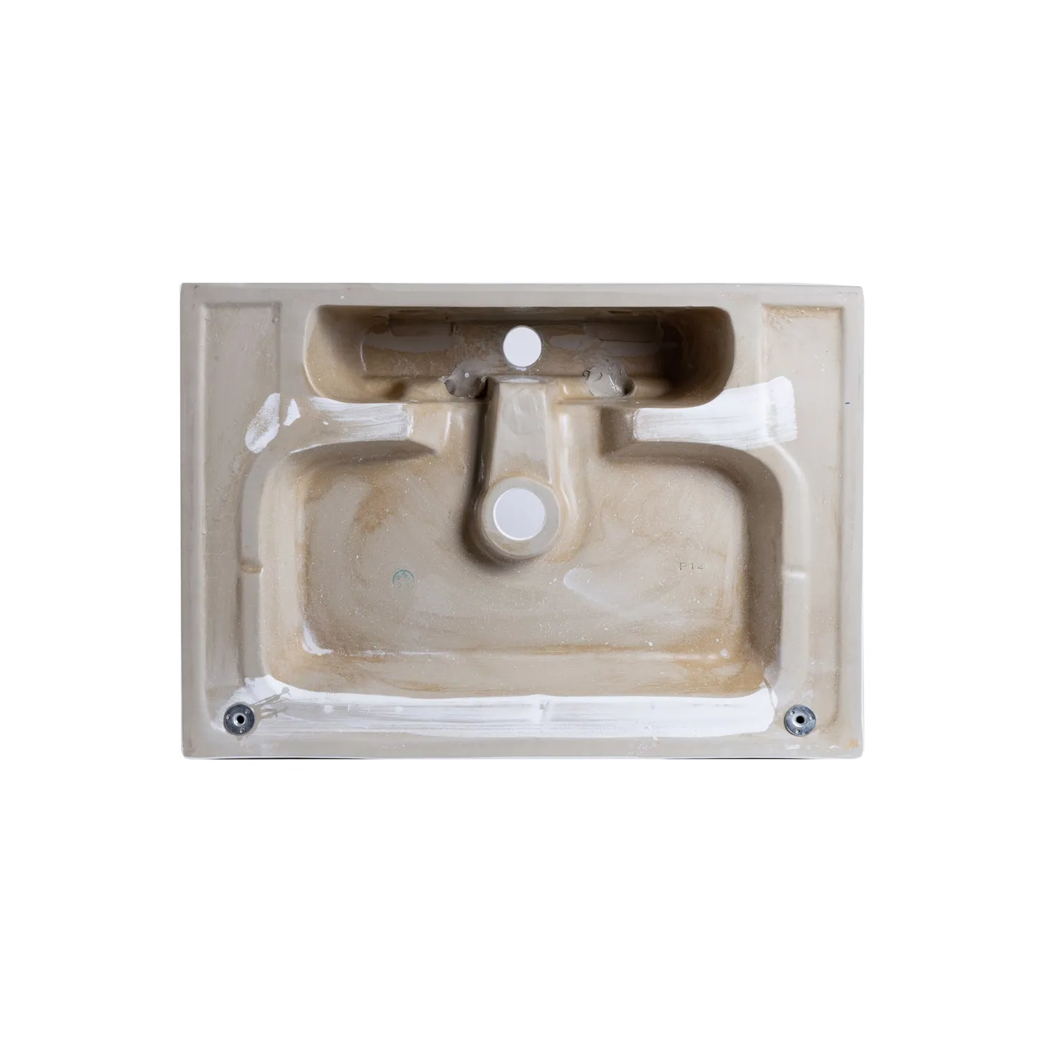 Fremont 24" Rectangle Ceramic Vessel Bathroom Vanity Sink with Overflow