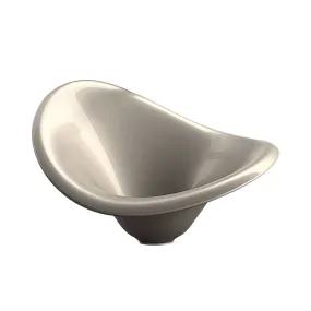 Glass Design Vessel Sink Flower Platinum