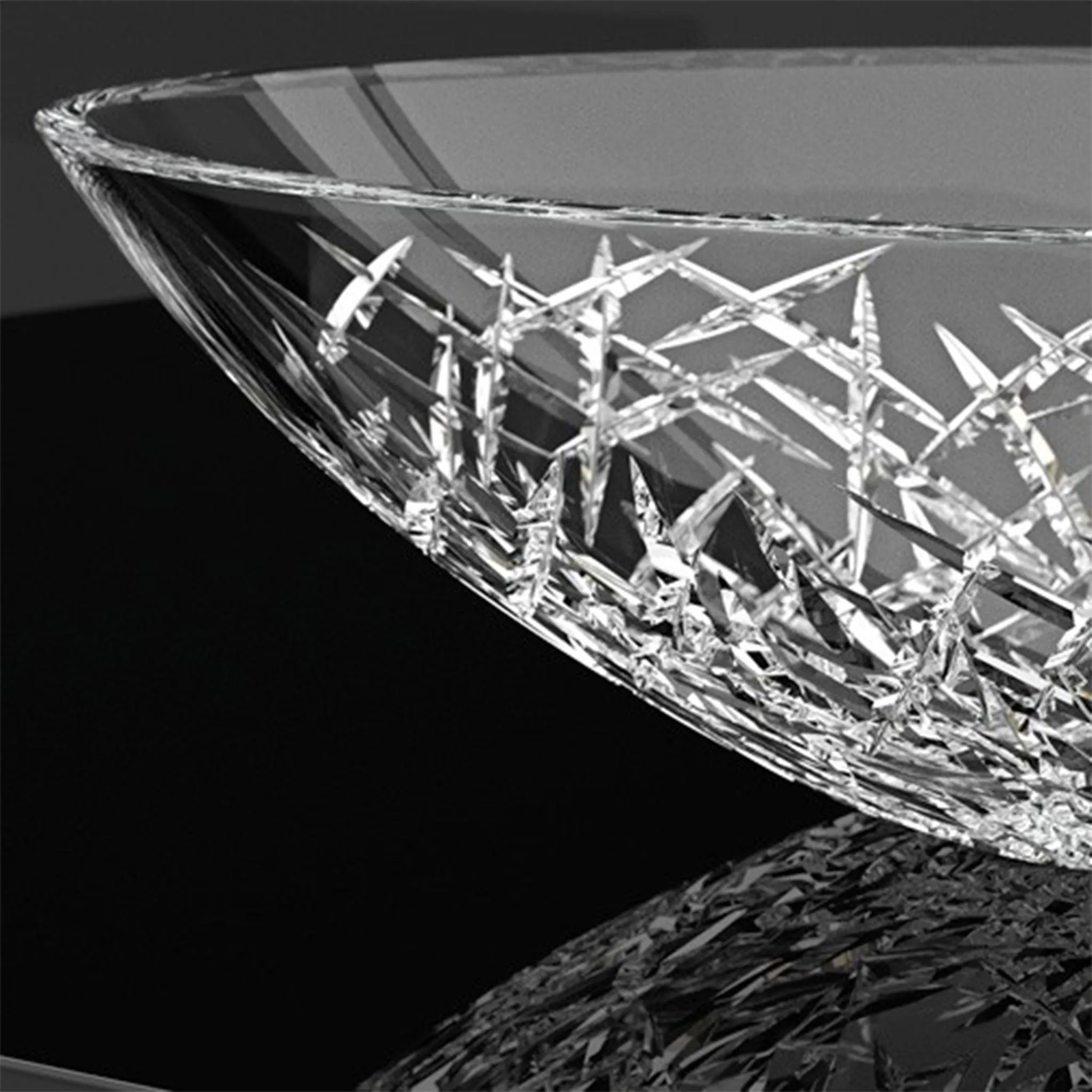 Glass Design Vessel Sink Glamorous Ice